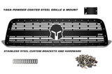 Toyota Tundra Grille ('07-'09) Black Steel, SPARTAN - RacerX Customs | Truck Graphics, Grilles and Accessories