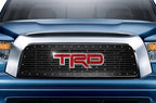 Toyota Tundra Grille ('07-'09) with Red & Silver TRD logo - RacerX Customs | Truck Graphics, Grilles and Accessories