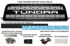 Toyota TUNDRA Grille ('07-'09) with LED X-Lite - TUNDRA Logo - RacerX Customs | Truck Graphics, Grilles and Accessories
