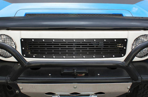 Toyota FJ Cruiser Steel Grille ('07-'14) BRICK Pattern - RacerX Customs | Truck Graphics, Grilles and Accessories