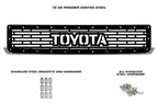 Toyota FJ Cruiser Steel Grille ('07-'14) TOYOTA Logo - RacerX Customs | Truck Graphics, Grilles and Accessories