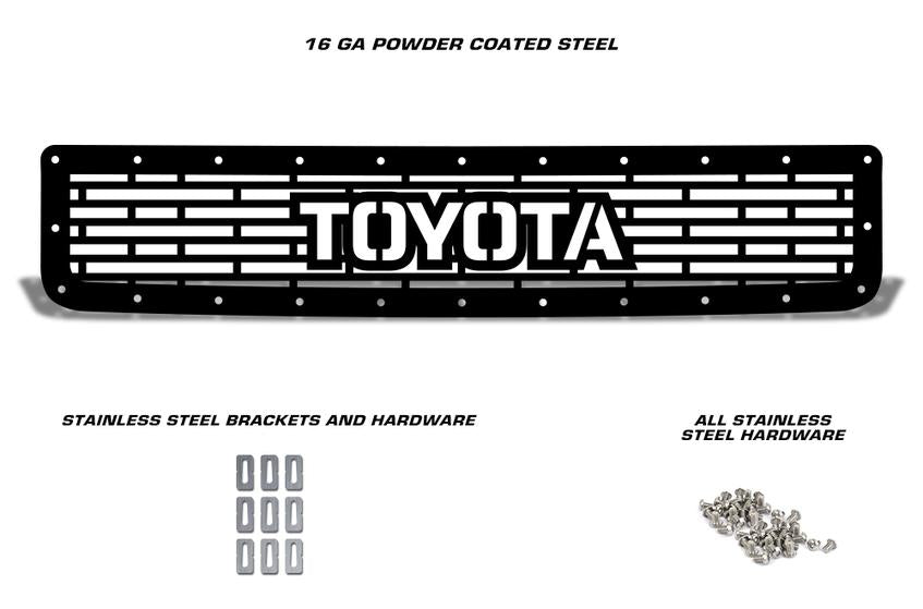 Toyota FJ Cruiser Steel Grille ('07-'14) TOYOTA Logo - RacerX Customs | Truck Graphics, Grilles and Accessories