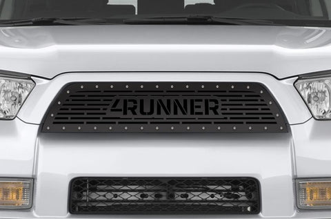 Toyota 4-Runner Steel Grille ('10-'13) 4RUNNER logo - RacerX Customs | Truck Graphics, Grilles and Accessories