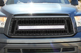 Toyota Tundra Steel Grille ('10-'13) with LED Light Bar - RacerX Customs | Truck Graphics, Grilles and Accessories