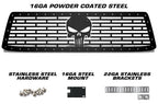 Toyota Tundra Grille ('10-'13) Black Steel - PUNISHER - RacerX Customs | Truck Graphics, Grilles and Accessories