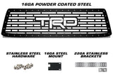 Toyota Tundra Grille ('10-'13) Black Steel TRD Logo - RacerX Customs | Truck Graphics, Grilles and Accessories