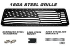 Toyota Tundra Grille ('10-'13) Black Steel - AMERICAN FLAG - RacerX Customs | Truck Graphics, Grilles and Accessories