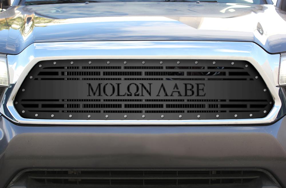 Toyota Tacoma Steel Grille ('12-'15) MOLON LABE - RacerX Customs | Truck Graphics, Grilles and Accessories