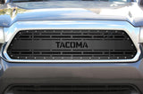 Toyota Tacoma Steel Grille ('12-'15) TACOMA Logo v1 - RacerX Customs | Truck Graphics, Grilles and Accessories