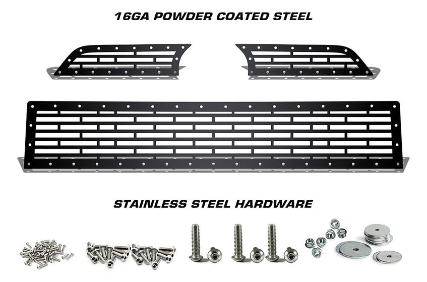Toyota 4-Runner Steel Grille ('14-'17) BRICK Pattern - RacerX Customs | Truck Graphics, Grilles and Accessories