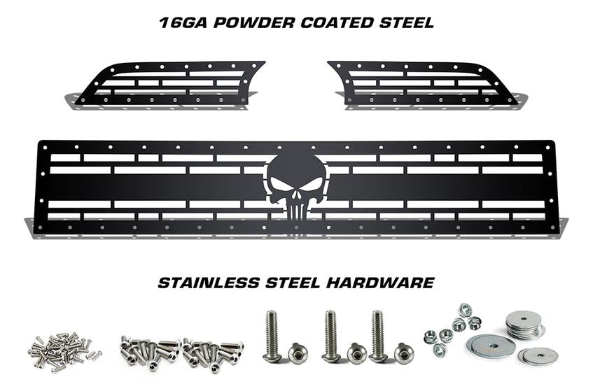 Toyota 4-Runner Steel Grille ('14-'17) PUNISHER - RacerX Customs | Truck Graphics, Grilles and Accessories