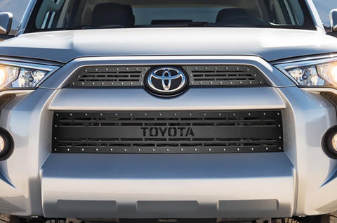 Toyota 4-Runner Steel Grille ('14-'17) TOYOTA logo - RacerX Customs | Truck Graphics, Grilles and Accessories