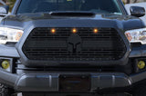 Toyota Tacoma Steel Grille ('16-'17) SPARTAN with LED Lights - RacerX Customs | Truck Graphics, Grilles and Accessories