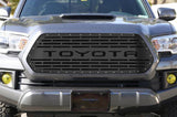 Toyota Tacoma Steel Grille ('16-'17) TOYOTA logo v3 - RacerX Customs | Truck Graphics, Grilles and Accessories