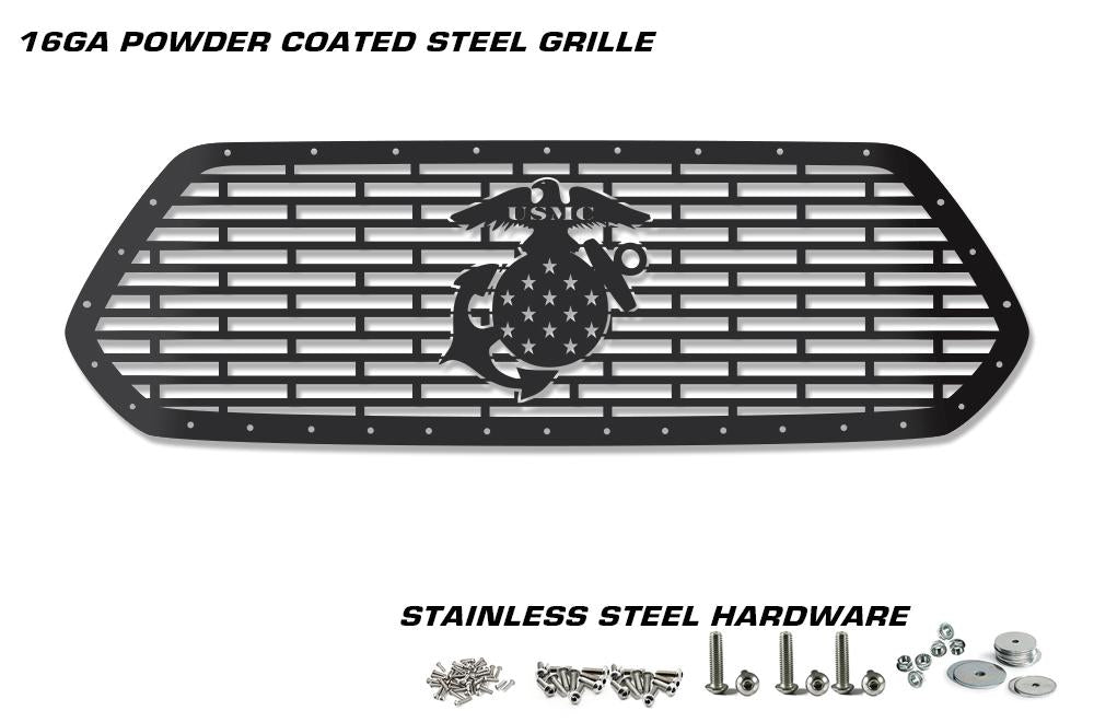 Toyota Tacoma Steel Grille ('16-'17) USMC EGA - RacerX Customs | Truck Graphics, Grilles and Accessories