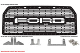 Ford F150 Steel Grille ('15-'17) for OEM Raptor Lights - RacerX Customs | Truck Graphics, Grilles and Accessories