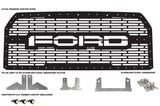 Ford F150 Stainless Steel Grille ('15-'17) for OEM Raptor Lights - RacerX Customs