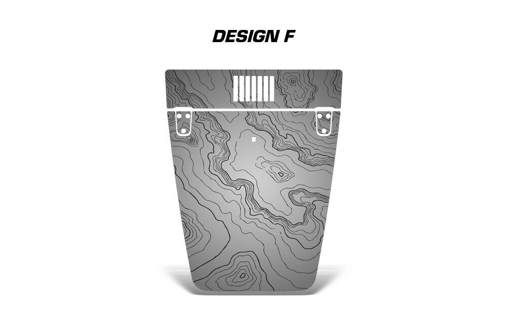 Jeep Wrangler Hood Graphics (1999-2006) MAP - RacerX Customs