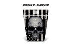Jeep Wrangler Hood Graphics (1999-2006) SUBDUED SKULL - RacerX Customs