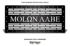 Jeep Wrangler Grille ('07-'16) Black Steel - MOLON LABE - RacerX Customs | Truck Graphics, Grilles and Accessories