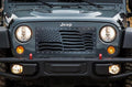 Jeep Wrangler Grille ('07-'16) Black Steel - AMERICAN FLAG - RacerX Customs | Truck Graphics, Grilles and Accessories