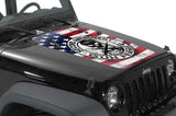 Jeep Wrangler Hood Graphics (2007-2018) 2ND AMENDMENT - RacerX Customs