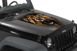 Jeep Wrangler Hood Graphics (2007-2018) GRIZZLY - RacerX Customs