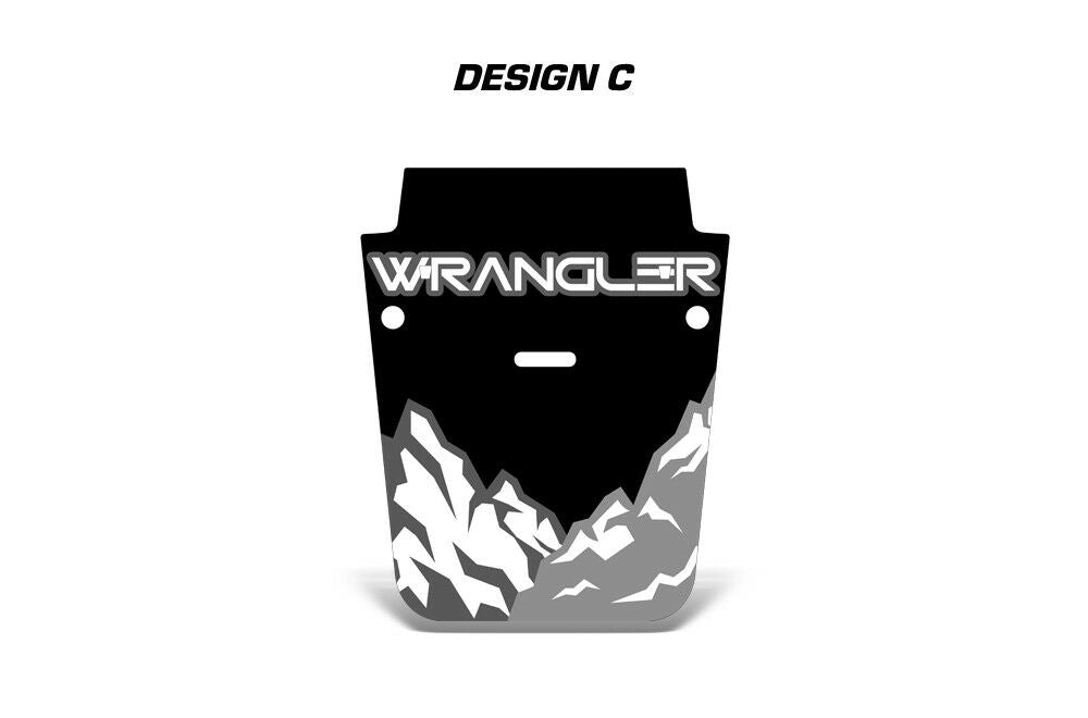 Jeep Wrangler Hood Graphics (2007-2018) MOUNTAINS - RacerX Customs