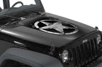 Jeep Wrangler Hood Graphics (2007-2018) GREY STAR - RacerX Customs