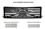 Ford F150 Lariat Black Steel Grille ('09-'12) LIBERTY or DEATH - RacerX Customs | Truck Graphics, Grilles and Accessories