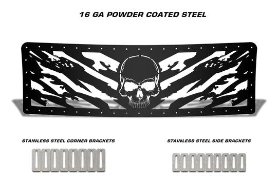 Ford F150 Lariat Black Steel Grille ('09-'12) NIGHTMARE - RacerX Customs | Truck Graphics, Grilles and Accessories