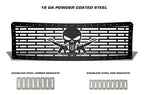 Ford F150 Lariat Black Steel Grille ('09-'12) AR-15 PUNISHER - RacerX Customs | Truck Graphics, Grilles and Accessories