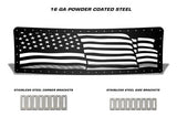 Ford F150 Lariat Black Steel Grille ('09-'12) AMERICAN FLAG - RacerX Customs | Truck Graphics, Grilles and Accessories