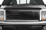 Ford F150 Steel Grille ('09-'14) AMERICAN FLAG - RacerX Customs | Truck Graphics, Grilles and Accessories