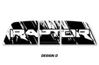 Ford F150 Rear Window Decal Graphics (2009-2014) RAPTOR MUD - RacerX Customs