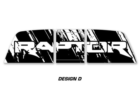 Ford F150 Rear Window Decals - RAPTOR – RacerX Customs | Auto Graphics ...