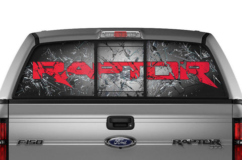 Ford Raptor Rear Window Decal – RacerX Customs