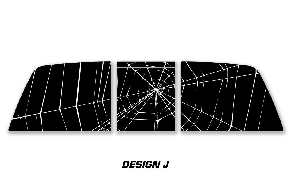 Ford F150 Rear Window Decals - SPIDER WEB – RacerX Customs