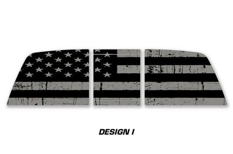 Ford F150 Rear Window Decals - SUBDUED FLAG – RacerX Customs