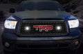 Toyota Tundra Grille ('10-'13) Red & Silver TRD w/ LED Light Pods - RacerX Customs