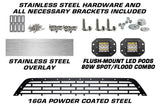 Toyota Tundra Grille ('10-'13) Stainless Steel TRD w/ LED Light Pods - RacerX Customs