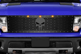 Ford Raptor Grille ('10-'14) Black Steel, PUNISHER - RacerX Customs | Truck Graphics, Grilles and Accessories