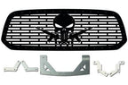 Dodge Ram Steel Grille ('13-'18) AR-15 PUNISHER - RacerX Customs | Truck Graphics, Grilles and Accessories