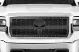 GMC Sierra Grille ('14-'15) Black Steel - PUNISHER - RacerX Customs | Truck Graphics, Grilles and Accessories