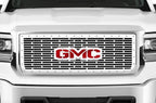 GMC Sierra Grille ('14-'15) Black Steel with Red & Silver GMC - RacerX Customs | Truck Graphics, Grilles and Accessories
