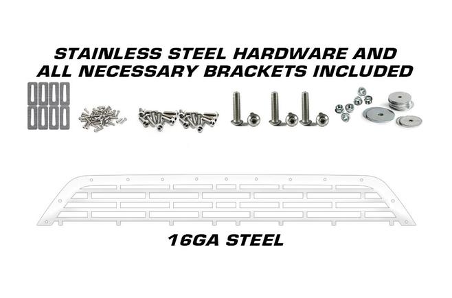 GMC Sierra Stainless Steel Grille ('14-'15) LIBERTY OR DEATH - RacerX Customs | Truck Graphics, Grilles and Accessories