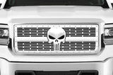 GMC Sierra Stainless Steel Grille ('14-'15) PUNISHER - RacerX Customs | Truck Graphics, Grilles and Accessories