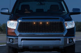Toyota Tundra Grille ('14-'17) Black Steel with LED Lights - RacerX Customs