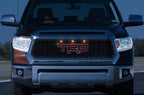 Toyota Tundra Custom Grille ('14-'17) Red & Chrome TRD with LED Lights - RacerX Customs