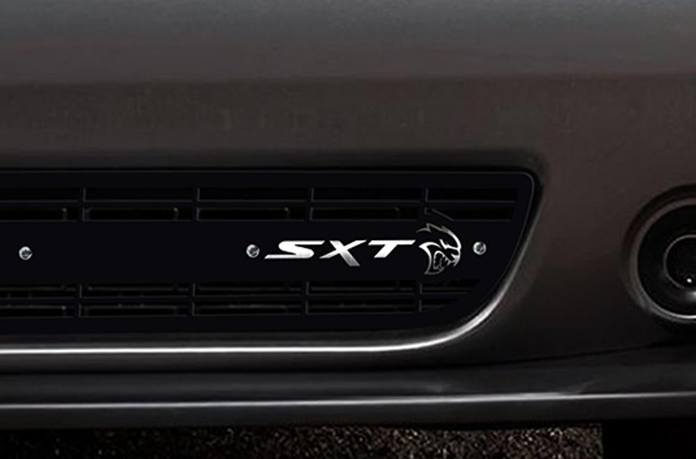 Dodge Challenger Steel Lower Grille ('15-'17) with Silver SXT - RacerX Customs | Truck Graphics, Grilles and Accessories